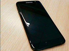 Galaxy S7 edge negro onix Foto