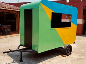 kiosco movil multi-uso (tipo casa rodante Foto