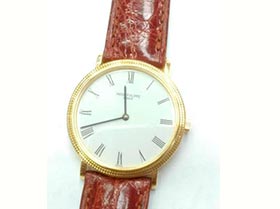 relógio marca patek Philippe caixa de ouro calatrava Foto