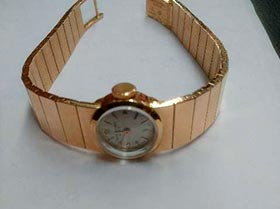 relógio marca patek Philippe em ouro rosé bracelete Foto
