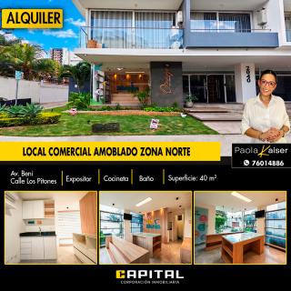 Local comercial amoblado en alquiler Foto