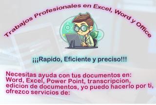 TRABAJOS EN WORD, EXCEL, POWER POINT Foto