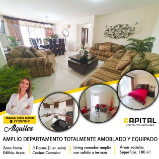 DEPARTAMENTO EN ALQUILER TOTALMENTE AMOB Foto