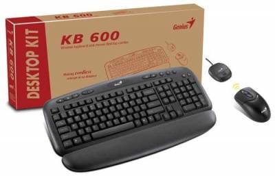 teclado y mouse inalámbrico marca genius Foto
