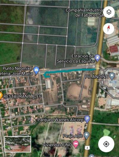 lote warne zona norte sobre la carretera Foto