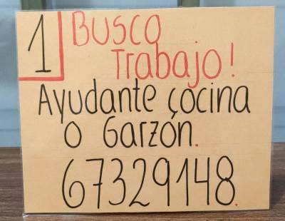 Busco trabajo Foto
