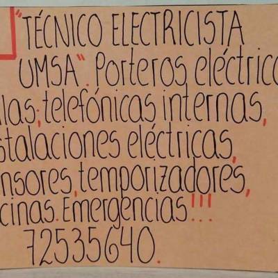 TECNICO ELECTRICISTA Foto