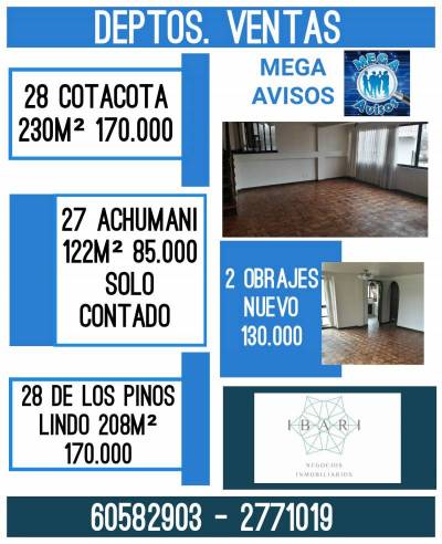 DEPTOS VENTA Foto