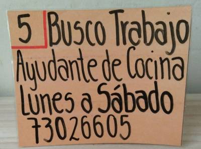 BUSCO TRABAJO Foto