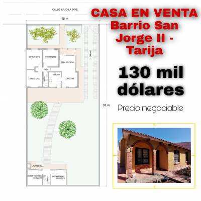 Casa en venta - Tarija Foto