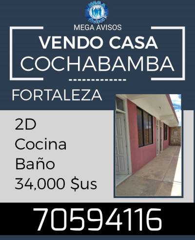 VENDO CASA COCHABAMBA Foto