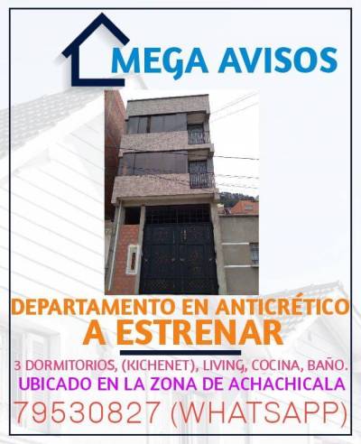 DEPARTAMENTO EN ANTICRÉTICO Foto