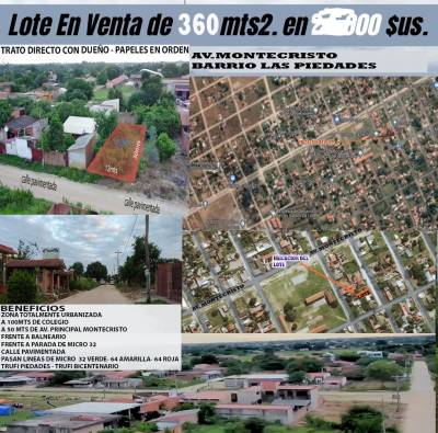 Lote zona las PIEDADES. Urbanizada Foto