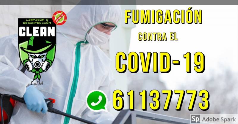 Fumigacion Y Desinfección Contra El COVID-19 Foto