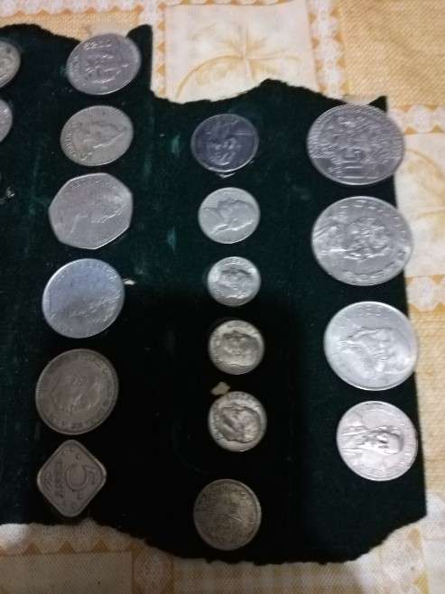 Monedas. Antiguas Foto