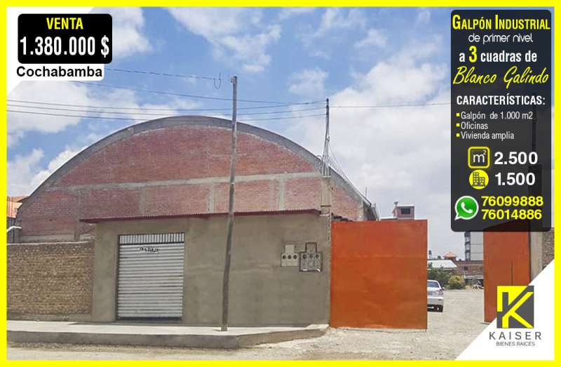GALPON INDUSTRIAL EN COCHABAMBA Foto